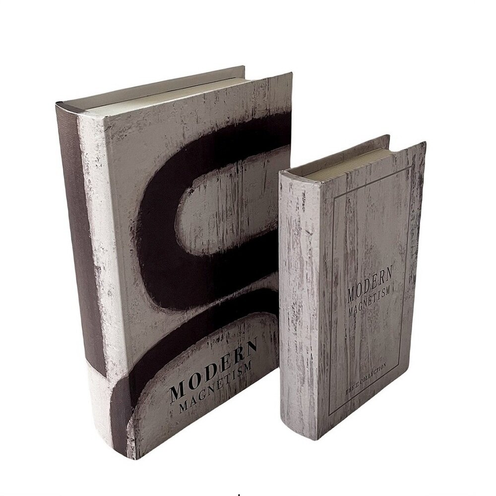 ΚΟΥΤΙ ΞΥΛΙΝΟ ΣΕΤ 2 "ΒΙΒΛΙΟ" 30X20X6