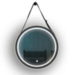 ΚΑΘΡΕΠΤΗΣ ΣΤΡΟΓΓΥΛΟΣ TOUCH LED ΜΕ ΜΑΥΡΟ ΣΤΗΡΙΓΜΑ 20w 3CCT 600mm ARTE ILLUMINA MIRO