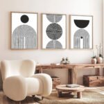 Πίνακας σε καμβά Serchie pakoworld τρίπτυχος με ψηφιακή εκτύπωση 30x3x40εκ - Image 2