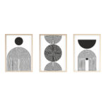 Πίνακας σε καμβά Serchie pakoworld τρίπτυχος με ψηφιακή εκτύπωση 30x3x40εκ