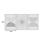 Πίνακας σε καμβά Terpen pakoworld τρίπτυχος με ψηφιακή εκτύπωση 50x2x70εκ - Image 3