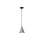 ΦΩΤΙΣΤΙΚΟ ΚΡΕΜΑΣΤΟ ΤΣΙΜΕΝΤΟ 1XE27 MAX 15W 150X150X250mm ΓΚΡΙ ARTE ILLUMINA YESO