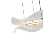 ΦΩΤΙΣΤΙΚΟ ΚΡΕΜΑΣΤΟ ΑΚΡΥΛΙΚΟ ΣΤΡΟΓΓΥΛΟ LED 34W  Ø 340mm 3000K 3024Lm ΜΑΥΡΟ ARTE ILLUMINA FIRENZE - Image 4