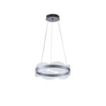 ΦΩΤΙΣΤΙΚΟ ΚΡΕΜΑΣΤΟ ΑΚΡΥΛΙΚΟ ΣΤΡΟΓΓΥΛΟ LED 48W Φ450mm 3000K 4320Lm ΑΣΗΜΙ ARTE ILLUMINA TORINO - Image 2