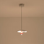 ΦΩΤΙΣΤΙΚΟ ΚΡΕΜΑΣΤΟ ΑΛΟΥΜΙΝΙO LED 8W 3000Κ 400Lm Φ230mm KOKKINO ARTE ILLUMINA ENIGMA - Image 3