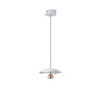 ΦΩΤΙΣΤΙΚΟ ΚΡΕΜΑΣΤΟ ΑΛΟΥΜΙΝΙΟ LED 8W 3000Κ 400Lm Φ230mm ΧΡΥΣΟ ARTE ILLUMINA ENIGMA - Image 2