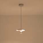 ΦΩΤΙΣΤΙΚΟ ΚΡΕΜΑΣΤΟ ΑΛΟΥΜΙΝΙΟ LED 8W 3000Κ 400Lm Φ230mm ΧΡΥΣΟ ARTE ILLUMINA ENIGMA - Image 3
