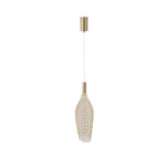 ΦΩΤΙΣΤΙΚΟ ΜΕΤΑΛΛΟ ΜΟΝΟΦΩΤΟ LED 6,3W 3000Κ 648Lm 146x1780mm ΧΡΥΣΟ ARTE ILLUMINA PERFORATO - Image 2