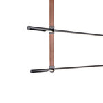 ΦΩΤΙΣΤΙΚΟ ΚΡΕΜΑΣΤΟ ΜΕΤΑΛΛΟ-ΔΕΡΜΑ LED 2x20W 3000K 4100Lm 1400X60X1200mm ΜΑΥΡΟ ARTE ILLUMINA LINEA - Image 4