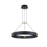 ΦΩΤΙΣΤΙΚΟ ΚΡΕΜΑΣΤΟ ΑΛΟΥΜΙΝΙΟ LED 33W 3000K 3300Lm 620X1200mm ΜΑΥΡΟ-ΧΡΥΣΟ ARTE ILLUMINA LUIS - Image 2