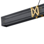 ΦΩΤΙΣΤΙΚΟ ΚΡΕΜΑΣΤΟ ΑΛΟΥΜΙΝΙΟ LED 21W 3000K 2100Lm 1200X1200mm ΜΑΥΡΟ-ΧΡΥΣΟ ARTE ILLUMINA LUIS - Image 4