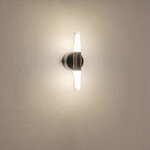 ΑΠΛΙΚΑ TOIXOY ΑΛΟΥΜΙΝΙΟΥ LED 6W 3000K 600Lm Φ80X240mm ΜΑΥΡΟ-ΧΡΥΣΟ  ARTE ILLUMINA VELAS - Image 3