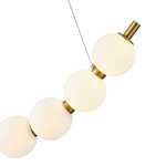 ΦΩΤΙΣΤΙΚΟ ΚΡΕΜΑΣΤΟ ΜΕΤΑΛΛΟ LED 19W 3000K 1170Lm 800X1420mm  ΜΠΡΟΝΖΕ-ΛΕΥΚΟ ARTE ILLUMINA TREA - Image 4