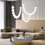 ΦΩΤΙΣΤΙΚΟ ΚΡΕΜΑΣΤΟ ΜΕΤΑΛΛΟ LED 35W 3000K 2730Lm 900Χ1890mm ΜΠΡΟΝΖΕ-ΛΕΥΚΟ  ARTE ILLUMINA TREA - Image 2