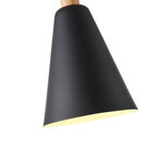 ΦΩΤΙΣΤΙΚΟ ΚΡΕΜΑΣΤΟ ΜΕΤΑΛΛΟ 1XΕ27 MAX 15W 200X1380mm ΜΑΥΡΟ ARTE ILLUMINA SIMPLO - Image 4