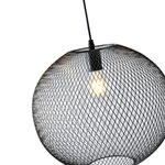 ΦΩΤΙΣΤΙΚΟ ΚΡΕΜΑΣΤΟ ΜΕΤΑΛΛΟ 1XE27  MAX 15W 250X250X1280mm ΜΑΥΡΟ ARTE ILLUMINA OGGI - Image 4