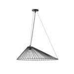 ΦΩΤΙΣΤΙΚΟ ΚΡΕΜΑΣΤΟ ΜΕΤΑΛΛΟ 1XE27  MAX 15W 600X390X1300Dmm ΜΑΥΡΟ ARTE ILLUMINA OGGI - Image 2