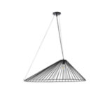 ΦΩΤΙΣΤΙΚΟ ΚΡΕΜΑΣΤΟ ΜΕΤΑΛΛΟ 1XE27  MAX 15W 800x520x1360mm ΜΑΥΡΟ ARTE ILLUMINA OGGI - Image 2