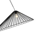ΦΩΤΙΣΤΙΚΟ ΚΡΕΜΑΣΤΟ ΜΕΤΑΛΛΟ 1XE27  MAX 15W 800x520x1360mm ΜΑΥΡΟ ARTE ILLUMINA OGGI - Image 4