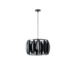 ΦΩΤΙΣΤΙΚΟ ΚΡΕΜΑΣΤΟ ΜΕΤΑΛΛΟ 1XE27  MAX 15W 425X425X1300mm ΜΑΥΡΟ ARTE ILLUMINA OGGI - Image 2