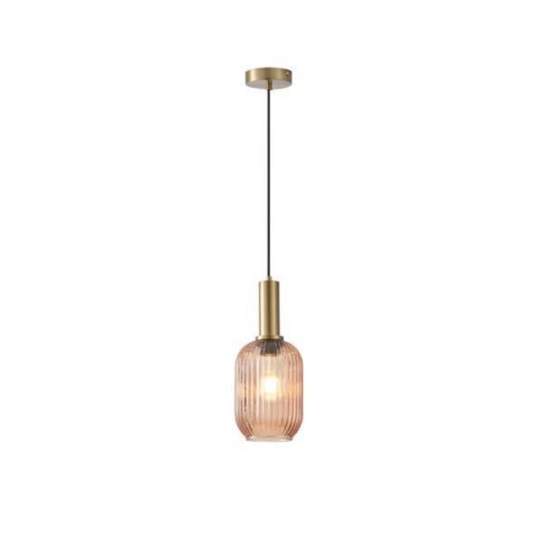 ΦΩΤΙΣΤΙΚΟ ΚΡΕΜΑΣΤΟ ΑΝΑΓΛΥΦΟ ΓΥΑΛΙ 1XΕ27 MAX 15W 130X200X1200mm  ΜΕΛΙ ARTE ILLUMINA TOPAZ