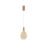 ΦΩΤΙΣΤΙΚΟ ΜΕΤΑΛΛΟ ΜΟΝΟΦΩΤΟ ΟΒΑΛ LED LED 6,3W 3000K 648Lm 140x1580mm ΧΡΥΣΟ ARTE ILLUMINA PERFORATO