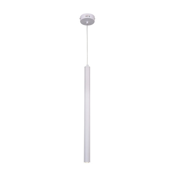 InLight Κρεμαστό φωτιστικό LED 5W 3000K σε λευκή απόχρωση D:50cm (4018-WH)