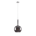 Inlight Κρεμαστό φωτιστικό από φιμέ γυαλί 1XE27 D:20x36cm (4080) - Image 4