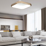 InLight Πλαφονιέρα οροφής LED 78W 3CCT από χρυσαφί μέταλλο και λευκό ακρυλικό D:45cm (42031-Golden) - Image 3