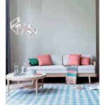 InLight Κρεμαστό φωτιστικό από λευκό μέταλλο 2XE27 D:20cm (4400-2-WH-ΡΟΖΕΤΑ) - Image 2