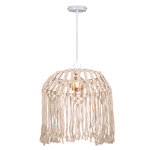 InLight Κρεμαστό φωτιστικό woolen μπεζ 1XE27 D:40cm (4532) - Image 2