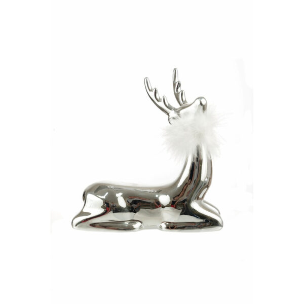 ΚΕΡΑΜΙΚΟΣ ΤΑΡΑΝΔΟΣ ΑΣΗΜΙ ΜΕ ΛΕΥΚΟ ΠΟΥΠΟΥΛΟ 16Χ15,5Χ5ΕΚ