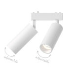 InLight Φωτιστικό LED 2x9W 3CCT για Ultra-Thin μαγνητική ράγα σε λευκή απόχρωση D:16cmX4,4cm (T05205-WH) - Image 2