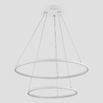 ΦΩΤΙΣΤΙΚΟ ΚΡΕΜΑΣΤΟ ΣΤΡΟΓΓΥΛΟ LED 37W Φ40XΦ60X120 ΛΕΥΚΟ ARTE ILLUMINA DOPPIA