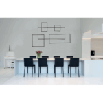 InLight Κρεμαστό φωτιστικό LED 160W 3000K από αλουμίνιο σε χρώμιο απόχρωση D:131cm (6165-CH) - Image 2
