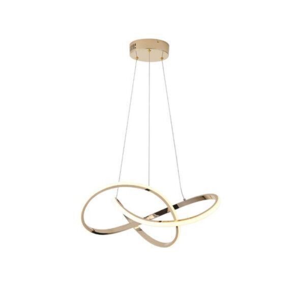ΦΩΤΙΣΤΙΚΟ ΚΡΕΜΑΣΤΟ ΑΛΟΥΜΙΝΙΟ LED 30W 3000Κ 2000Lm Φ60mm ΧΡΥΣΟ ARTE ILLUMINA SATURN