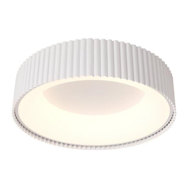 ΠΛΑΦΟΝΙΕΡΑ ΜΕΤΑΛΛΙΚΗ LED 30W 3000K 2262Lm Φ460mm ΛΕΥΚΟ ARTE ILLUMINA HALLO