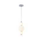 ΦΩΤΙΣΤΙΚΟ ΚΡΕΜΑΣΤΟ ΑΛΟΥΜΙΝΙΟ 12,6W 3000Κ 1440Lm Φ175x1940mm ΛΕΥΚΟ ARTE ILLUMINA BLOSSOM