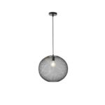 ΦΩΤΙΣΤΙΚΟ ΚΡΕΜΑΣΤΟ ΜΕΤΑΛΛΟ 1XE27  MAX 15W 250X250X1280mm ΜΑΥΡΟ ARTE ILLUMINA OGGI