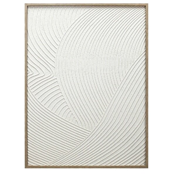 ΠΙΝΑΚΑΣ ΣΕ ΚΑΜΒΑ ΛΕΥΚΟΣ ΓΥΨΙΝΟΣ 80Χ60ΕΚ