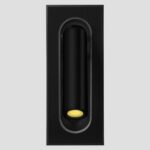ΑΠΛΙΚΑ ΤΟΙΧΟΥ ΑΛΟΥΜΙΝΙΟΥ ΧΩΝΕΥΤΗ LED 3W 3000Κ Α170 ΜΑΥΡΗ