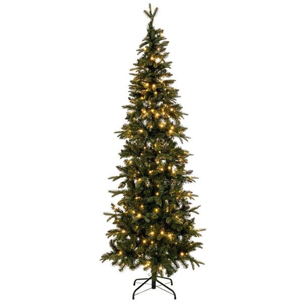 ΔΕΝΔΡΟ PRE-LIT SLIM ALPINE 240EK ΜΕ 400 LED ΘΕΡΜΟ ΛΕΥΚΟ
