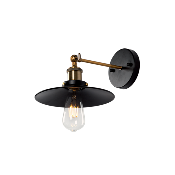 DAMON ΑΠΛΙΚΑ 1XE27 ΜΑΥΡΟ D230mm
