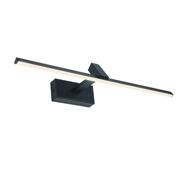 ΕΠΙΤΟΙΧΟ Φ/Σ LED 8W 3000K 520LM MIRAR ΜΑΥΡΟ ΜΕΤ/ΚΟ IP20 50X16,5X7,5CM
