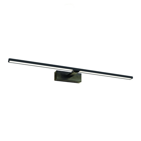 ΕΠΙΤΟΙΧΟ Φ/Σ LED 12W 3000K 780LM PALMA ΜΑΥΡΟ ΜΕΤ/ΚΟ IP44 66,5X14,5X5CM