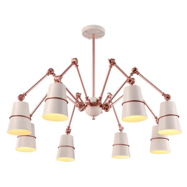SPIDER ΠΟΛΥΦΩΤΟ 8XE27 ΛΕΥΚΟ