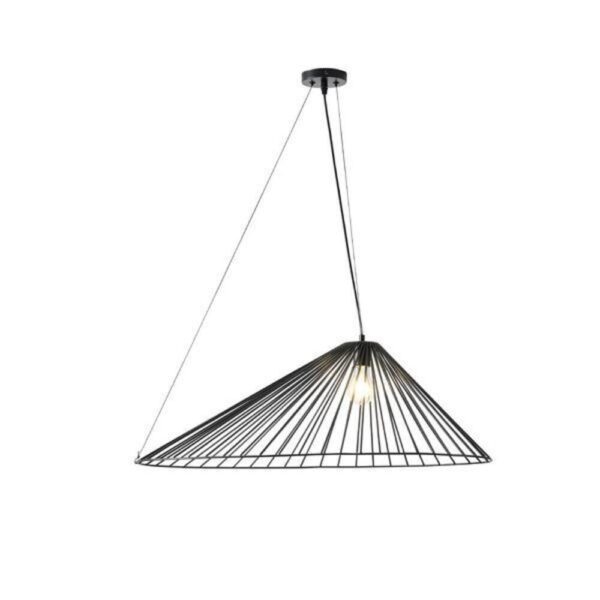 ΦΩΤΙΣΤΙΚΟ ΚΡΕΜΑΣΤΟ ΜΕΤΑΛΛΟ 1XE27  MAX 15W 800x520x1360mm ΜΑΥΡΟ ARTE ILLUMINA OGGI