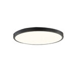 InLight Πλαφονιέρα οροφής LED 150W 3CCT (by switch on base) από μαύρο μέταλλο και ακρυλικό D:80cm (42035-A-Black) - Image 2