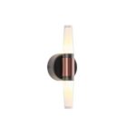ΑΠΛΙΚΑ TOIXOY ΑΛΟΥΜΙΝΙΟΥ LED 6W 3000K 600Lm Φ80X240mm ΜΑΥΡΟ-ΧΡΥΣΟ  ARTE ILLUMINA VELAS