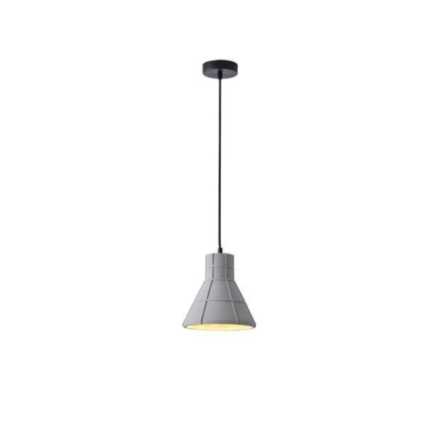 ΦΩΤΙΣΤΙΚΟ ΚΡΕΜΑΣΤΟ ΤΣΙΜΕΝΤΟ ΓΚΡΙ 1XE27 MAX 15W 200X200X210mm ARTE ILLUMINA PLASTER SERIES